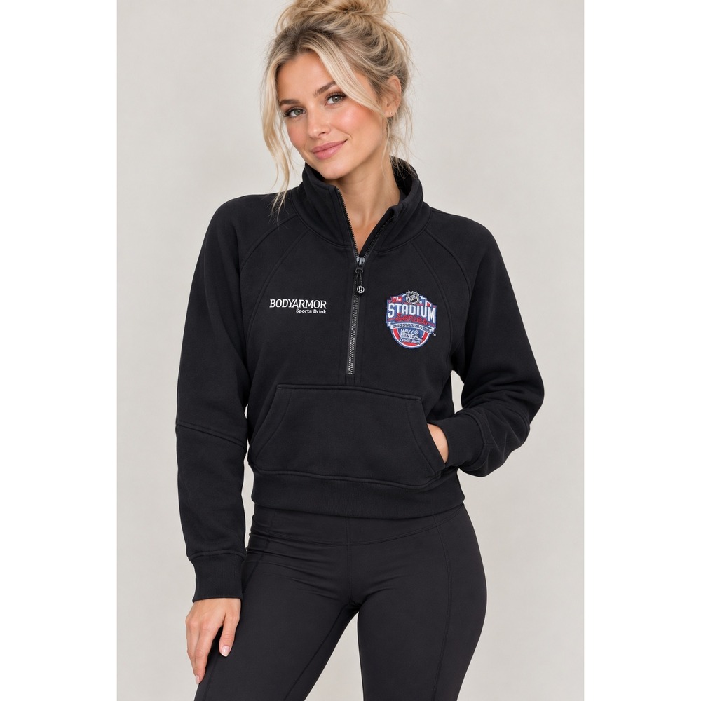 Lululemon Scuba Half Zip Sweatshirt NEW Women XS/S Black NHL Stadium Series